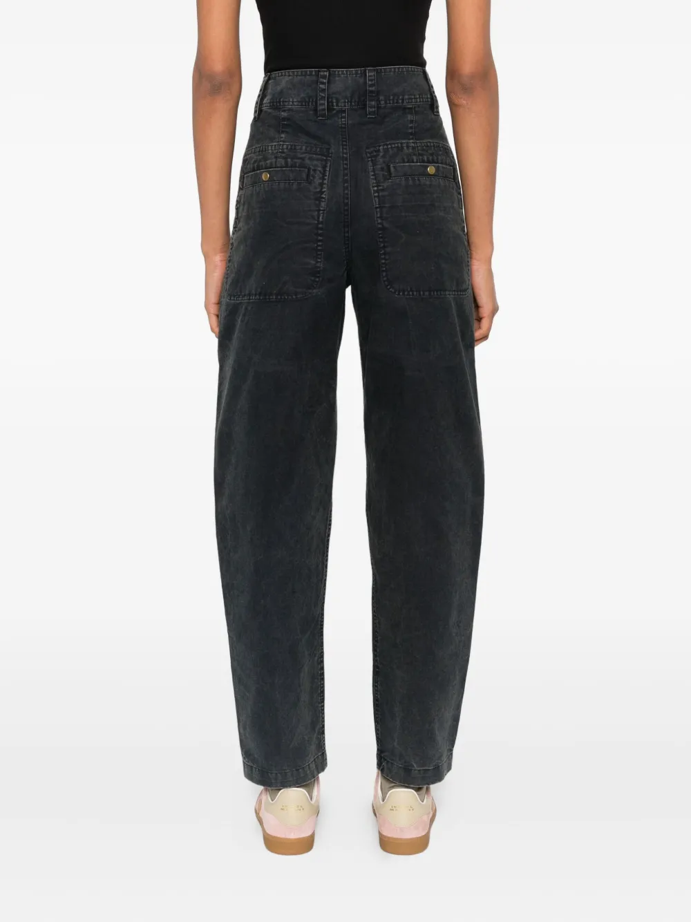 Isabel Marant Étoile Pleated Jeans In Blue