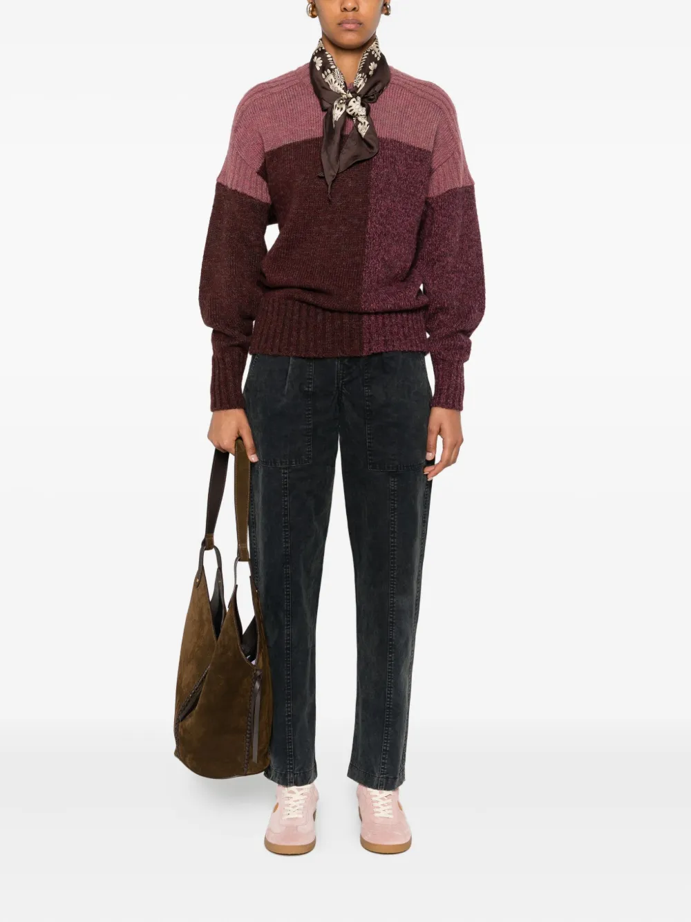 MARANT ÉTOILE pleated jeans - Zwart