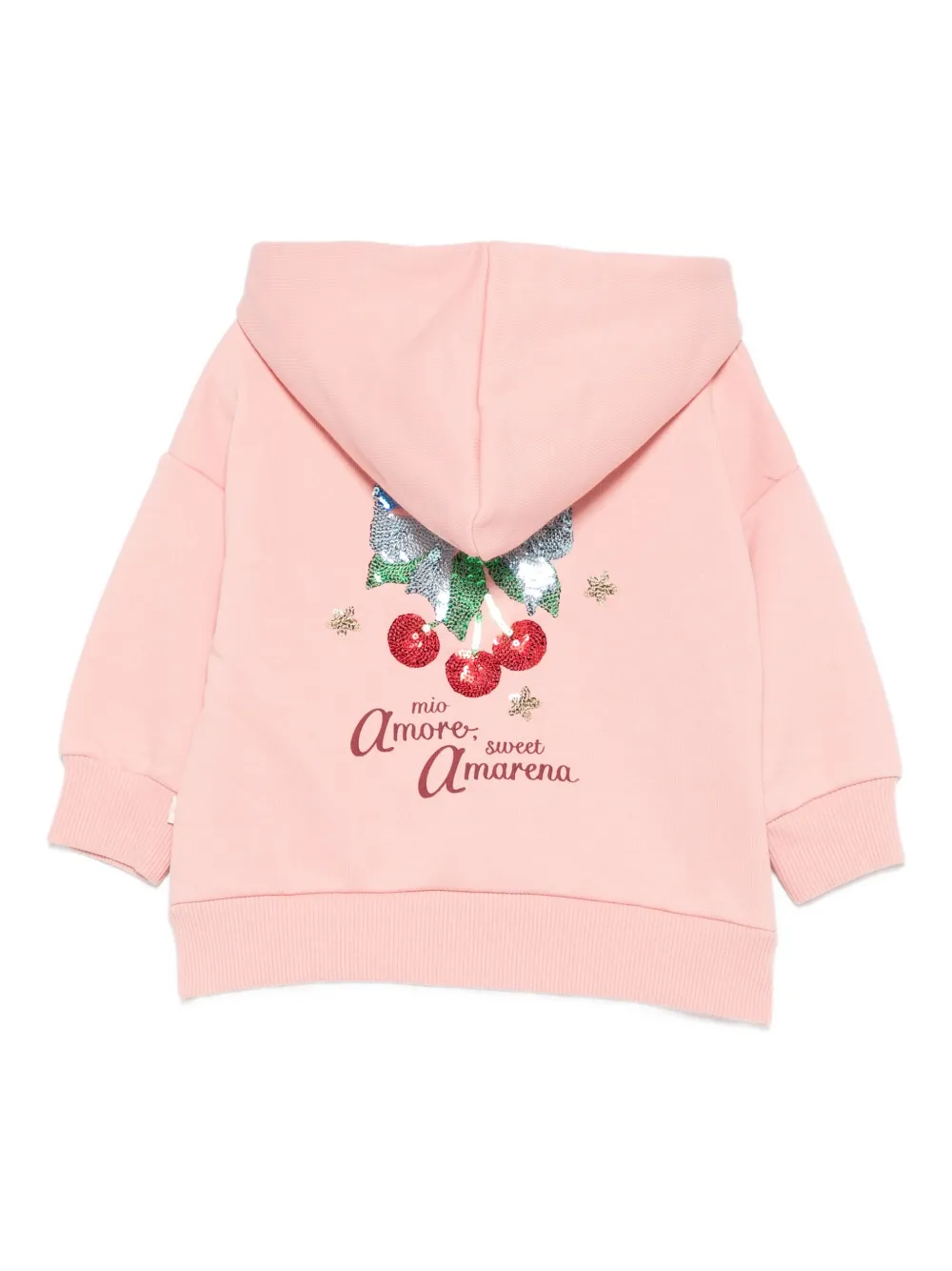 Konges Sløjd Hoodie verfraaid met pailletten Roze