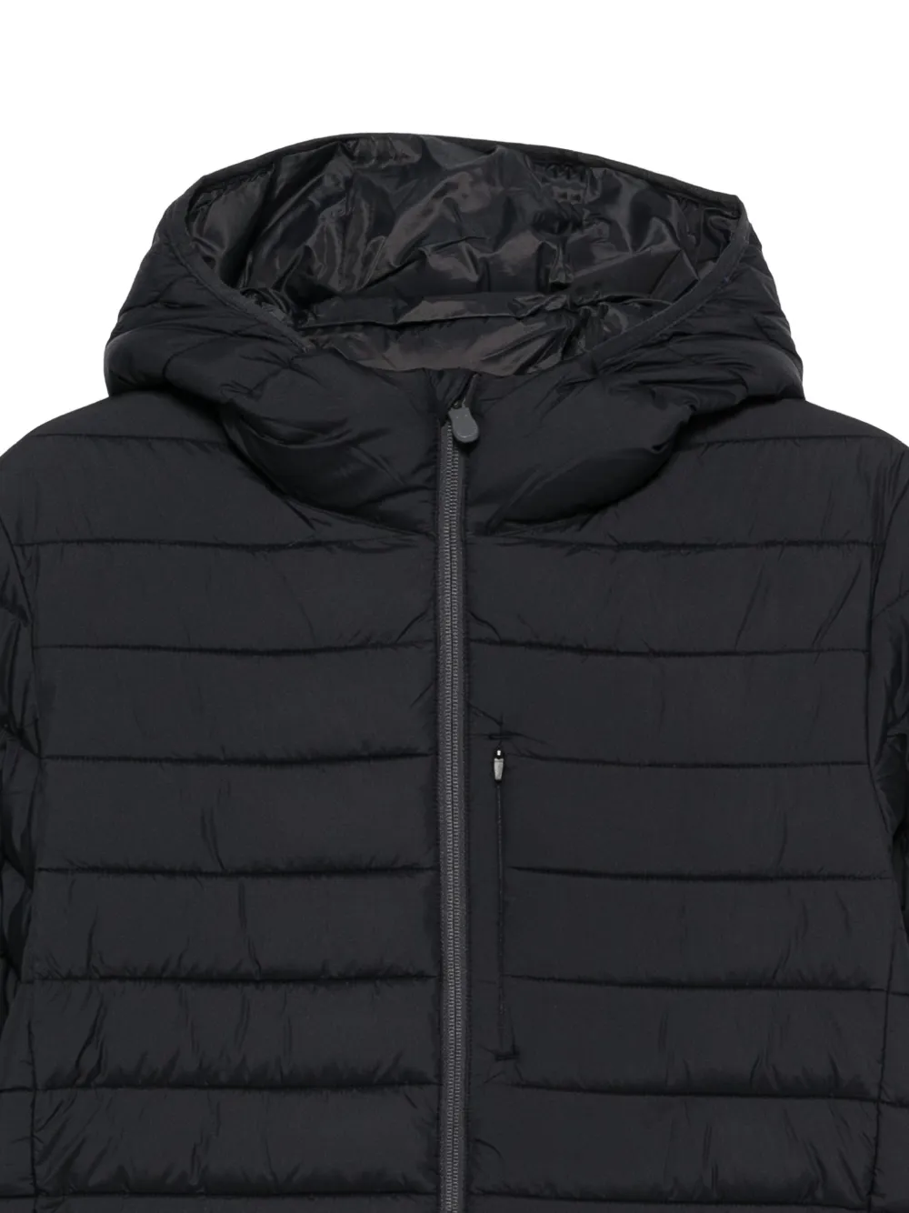 Save The Duck Hooded Quilted Jacket In Black