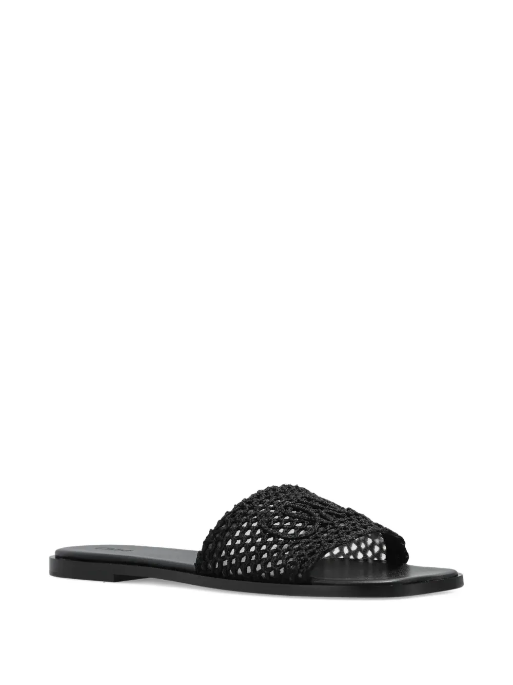 Chloé crochet-effect flat sandals | Flat Sandals | Image 2