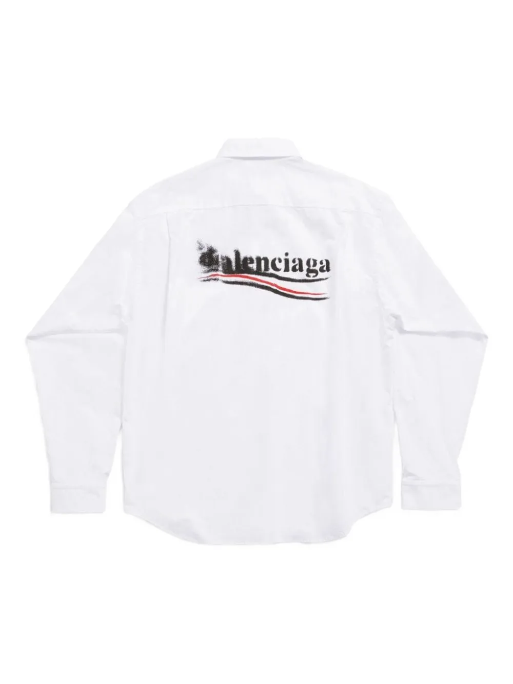 Balenciaga Overhemd met logo Wit