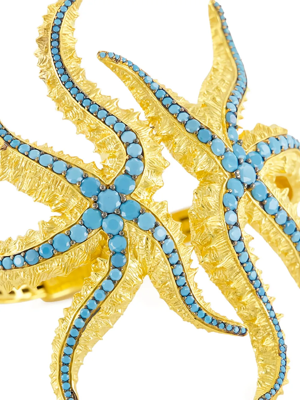Begüm Khan starfishes detailed bracelet - Goud