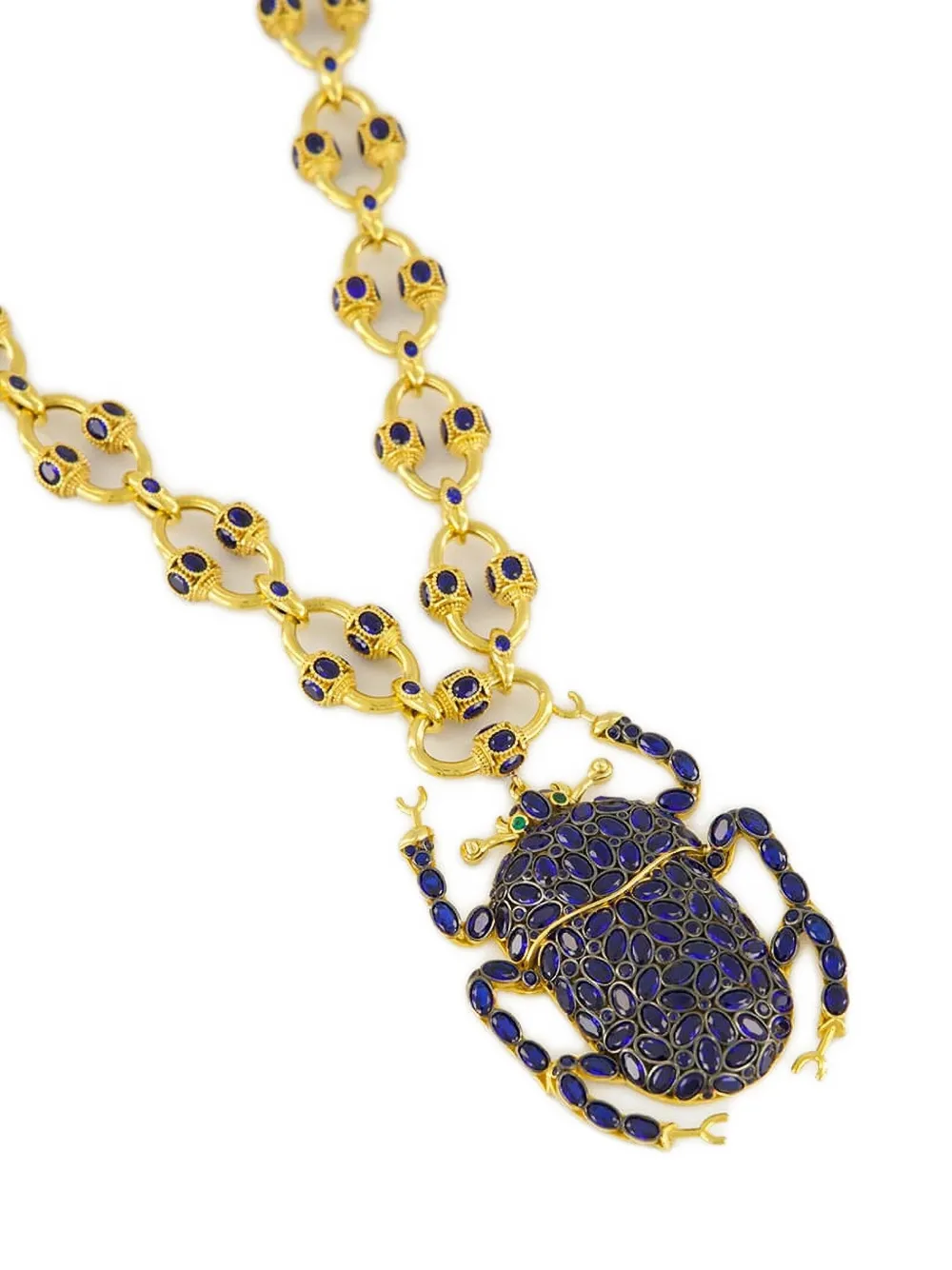 Begüm Khan Bitter Sweet Love Windsor beetle necklace - Goud
