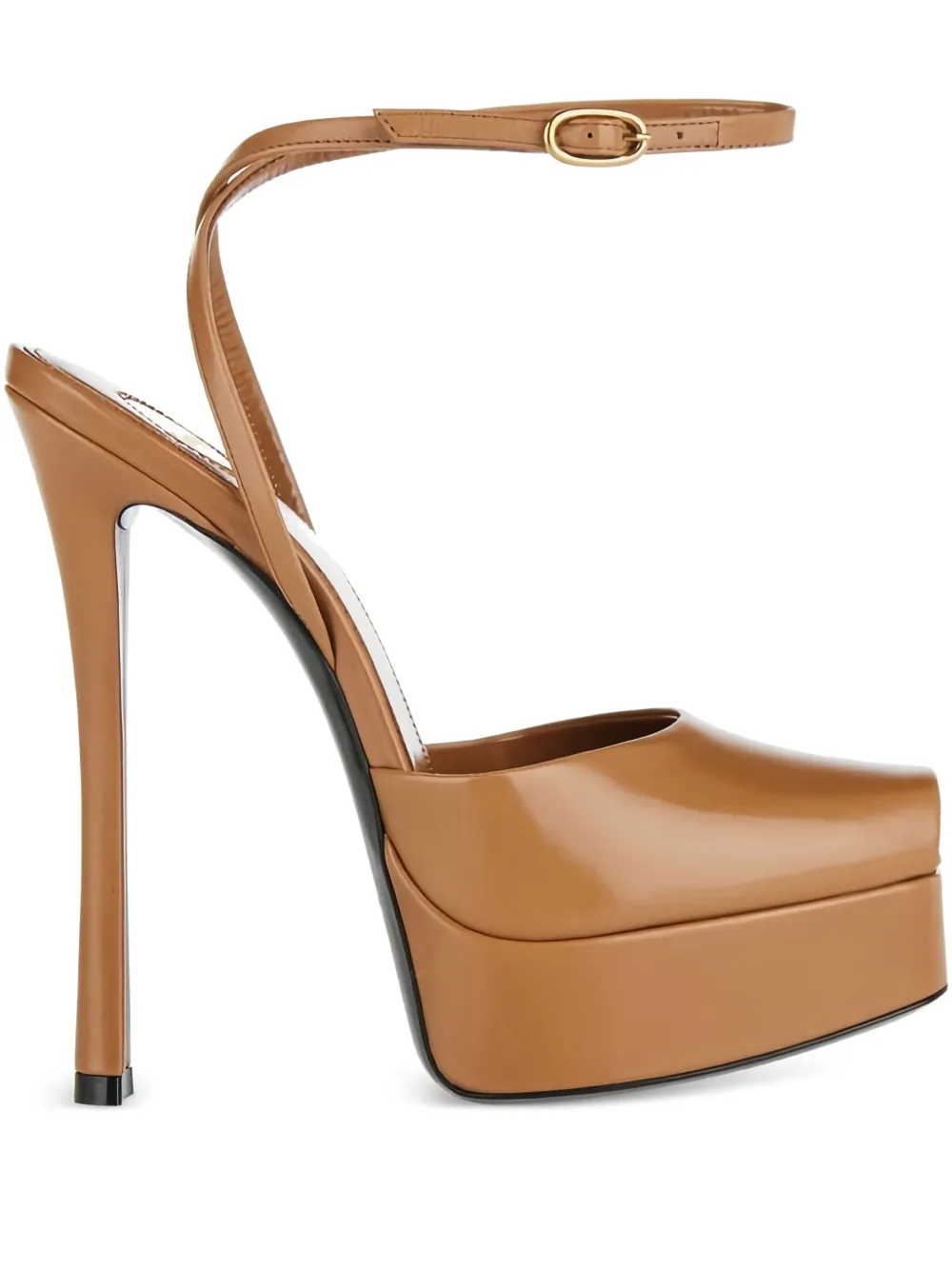 Saint Laurent 110mm Liberat pumps Brown