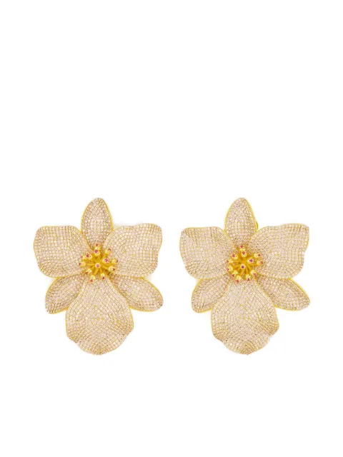 Begüm Khan boucles d'oreilles Singapore Orchids