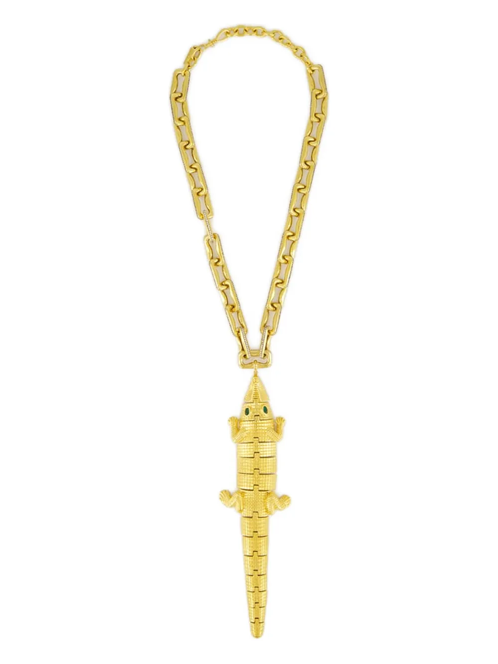Begüm Khan Piazza crocodile necklace - Oro