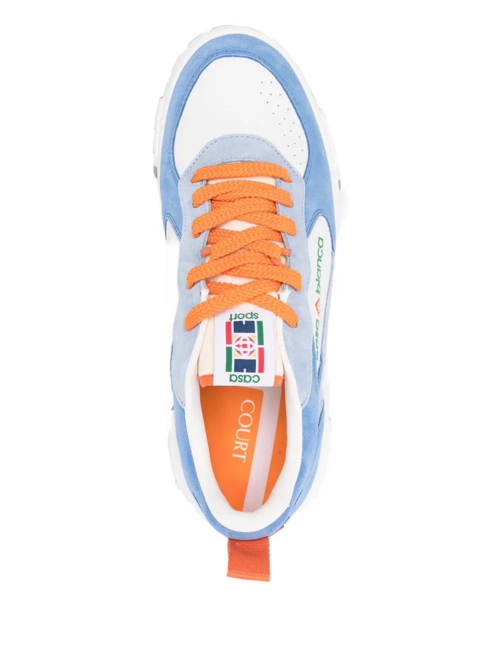 Casablanca Leren sneakers Blauw