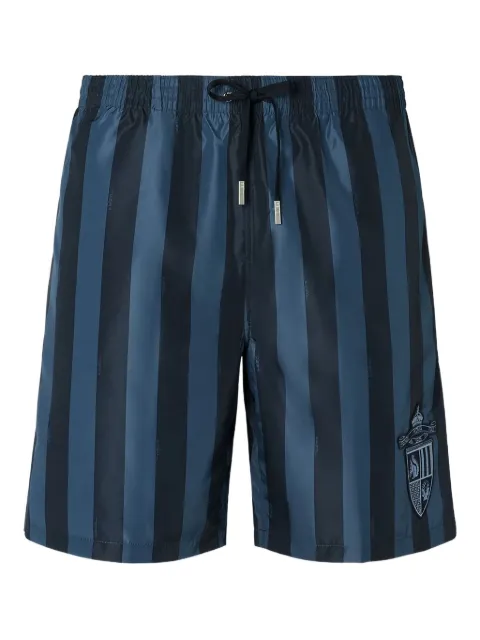 FENDI striped logo swimsuit