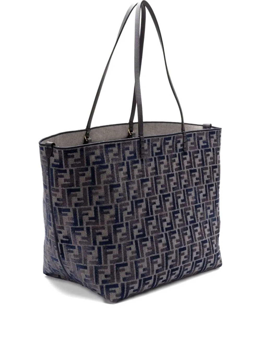 FENDI large Roll FF-pattern tote bag Grijs
