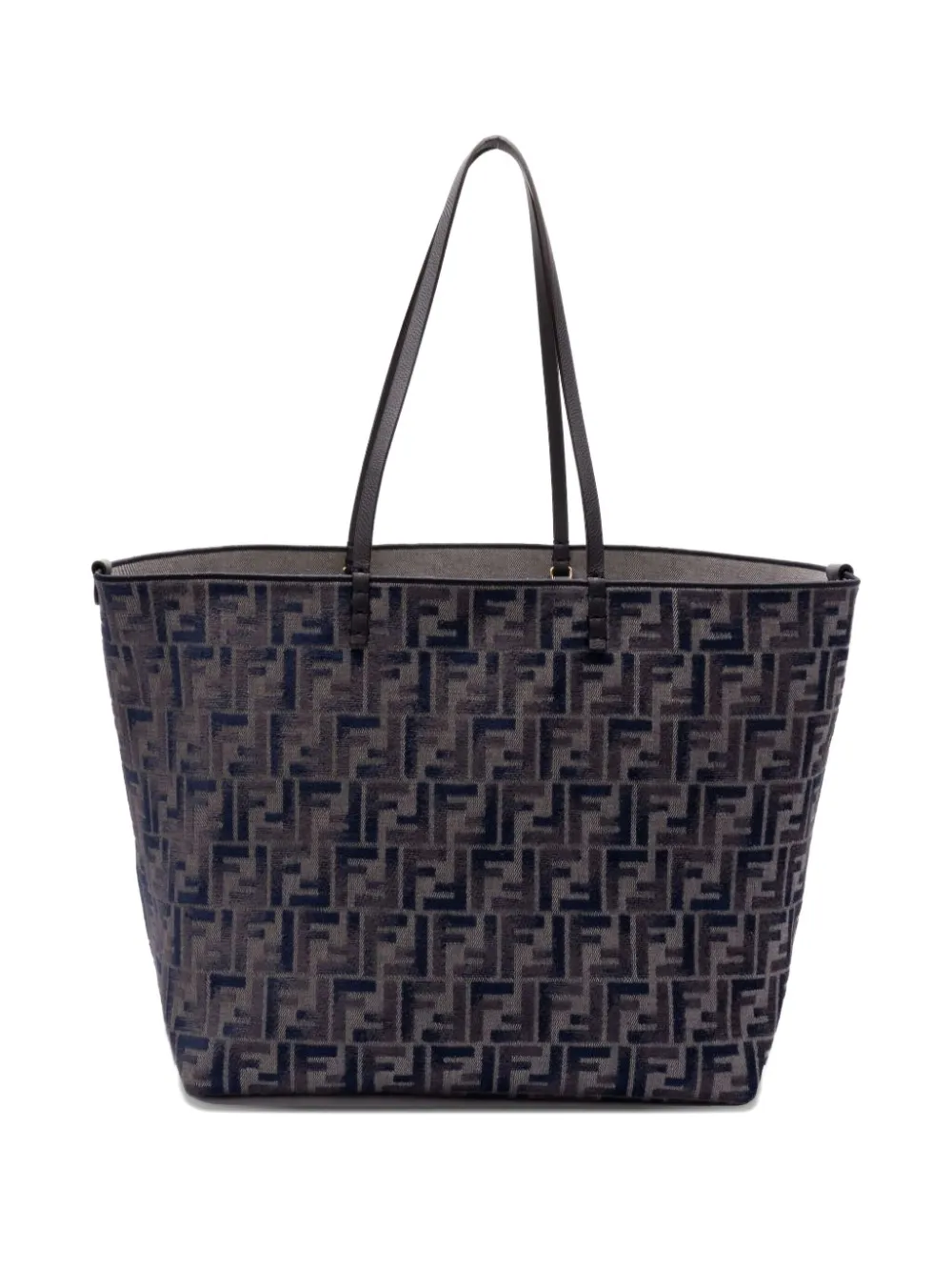 FENDI large Roll FF-pattern tote bag Grijs