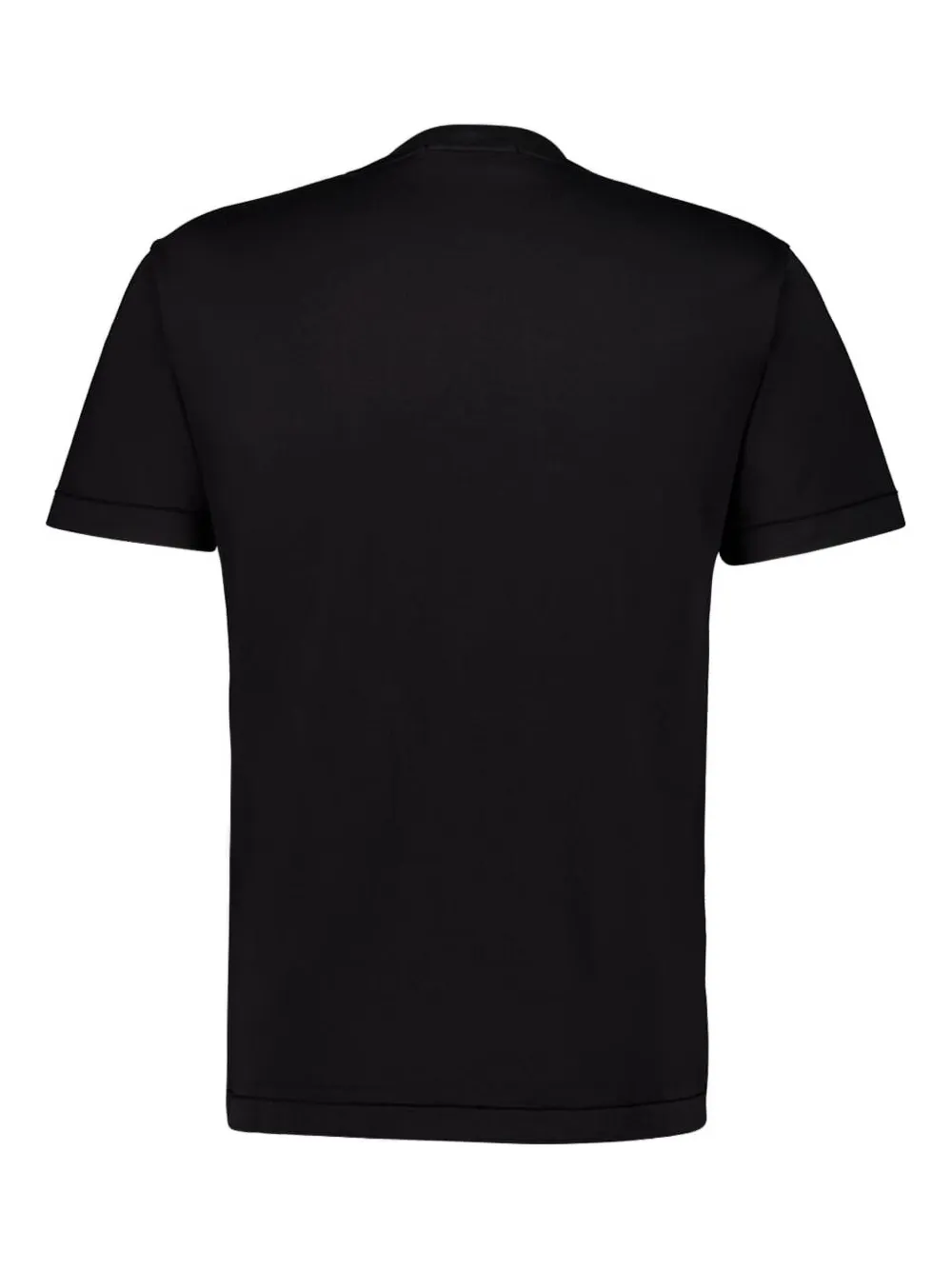 Stone Island T-shirt met logo - Zwart