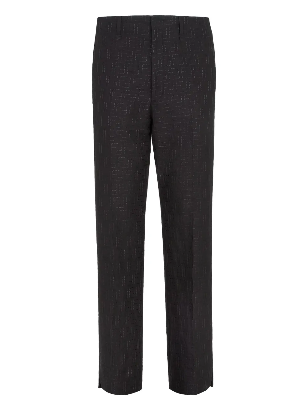 FENDI logo patterned trousers Zwart