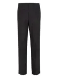 FENDI logo patterned trousers - Black