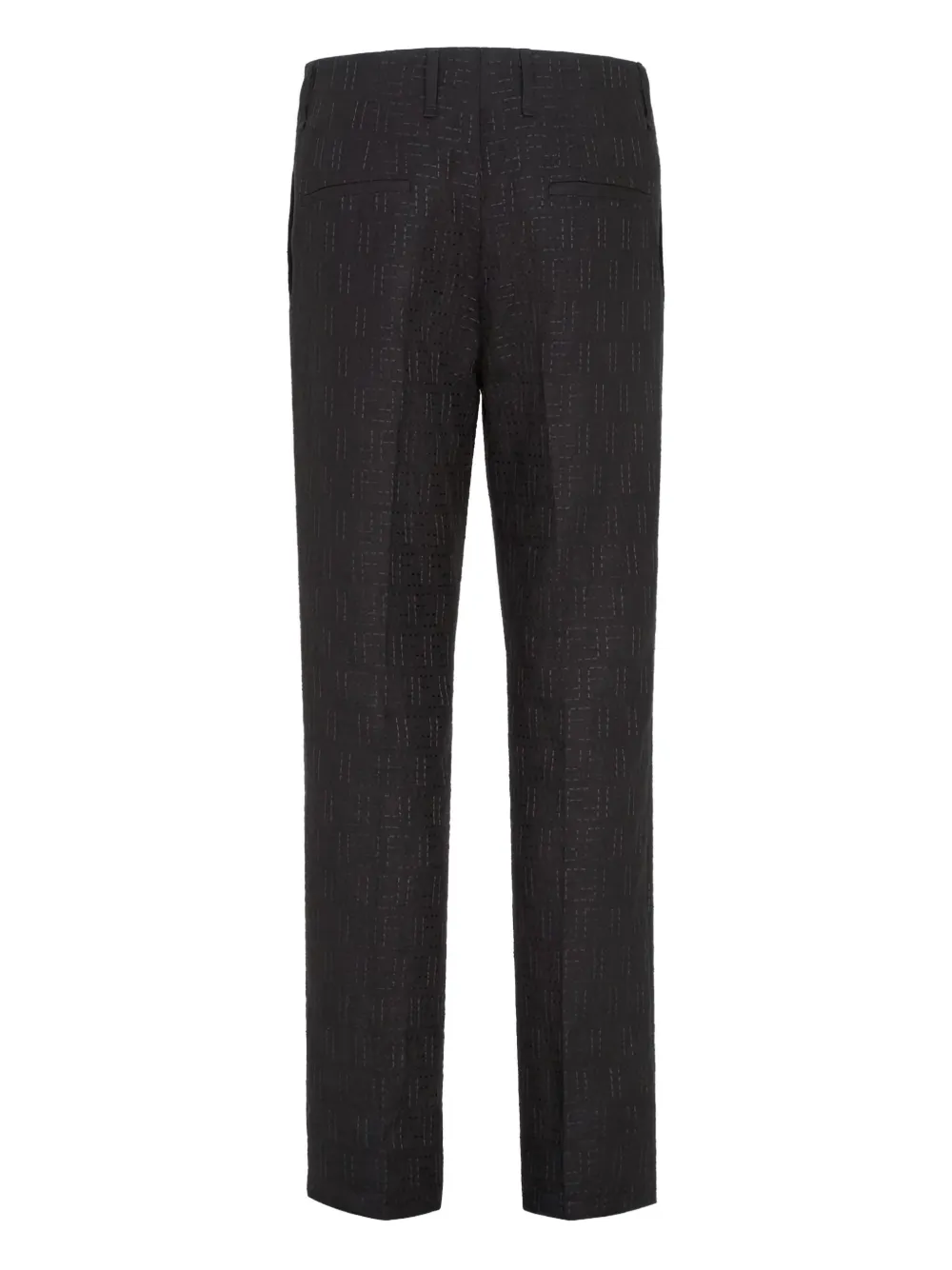 FENDI Broek met logopatroon Zwart