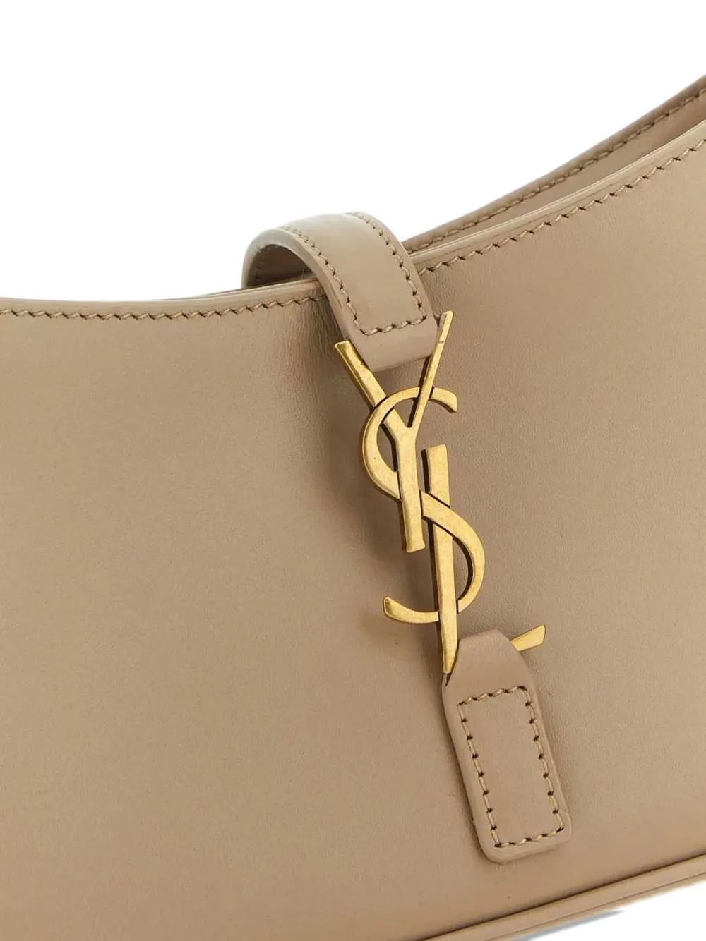 Saint Laurent Mini Le 5 À 7 Hobo Bag In Neutral