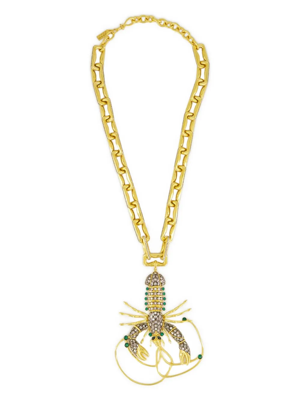 Begüm Khan Piazza lobster-pendant chain necklace | Gold | Image 1