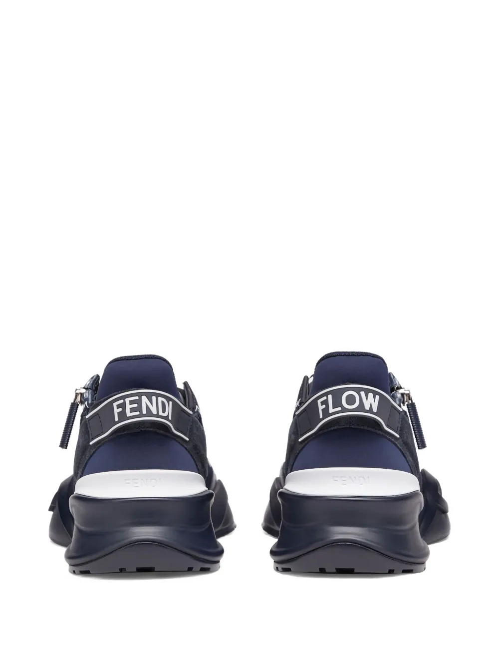 FENDI leather sneakers Blue
