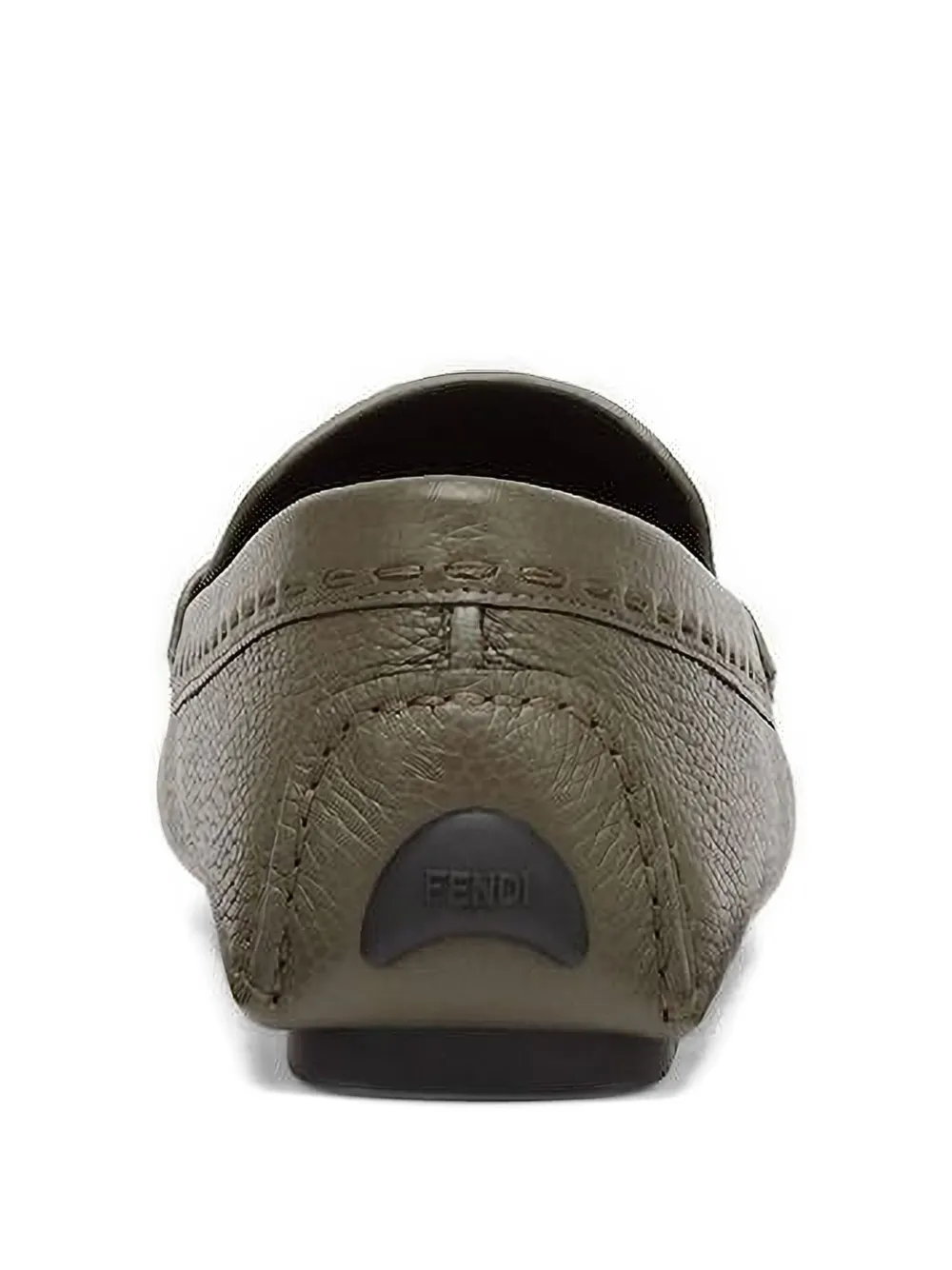 Fendi Driver Loafer Taupe In Brown