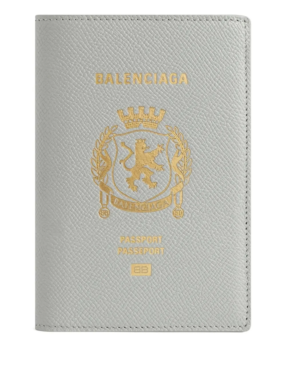 Balenciaga Leren paspoorthoes Grijs