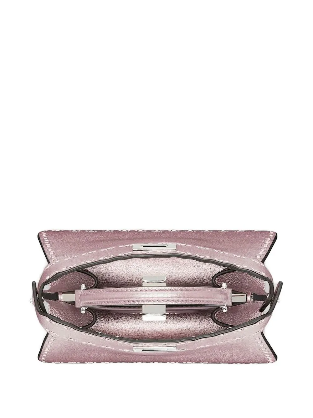 FENDI small Peekaboo ISeeU tote bag Roze