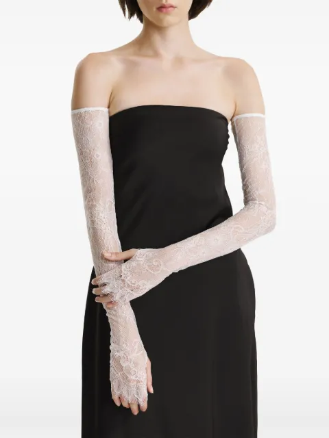 2310 STUDIO floral-lace gloves