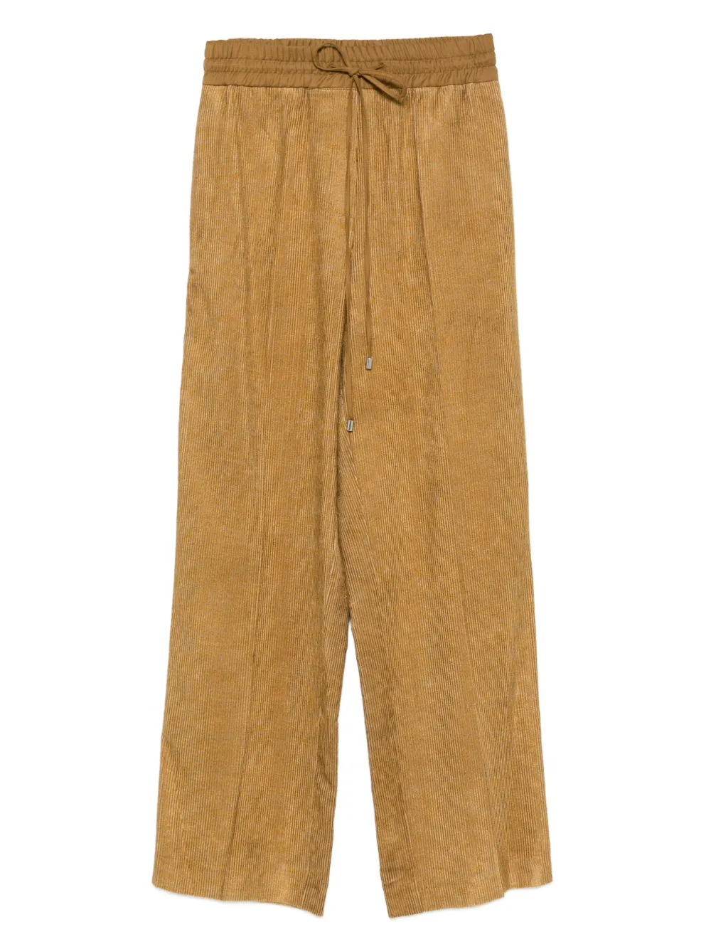 Alysi Ribfluwelen broek Beige