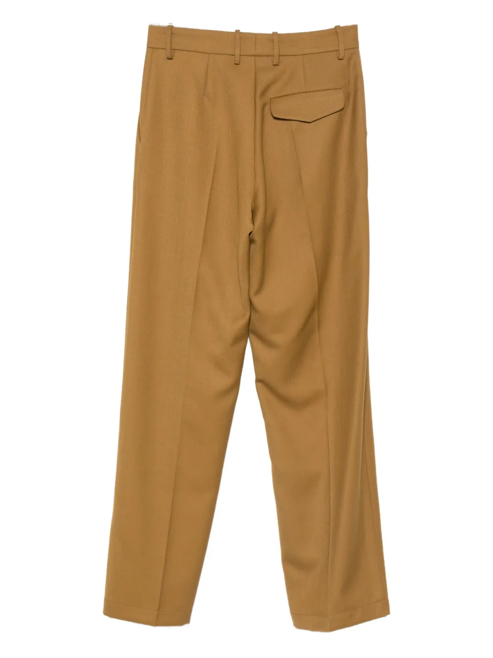 Alysi pleated-details trousers Beige