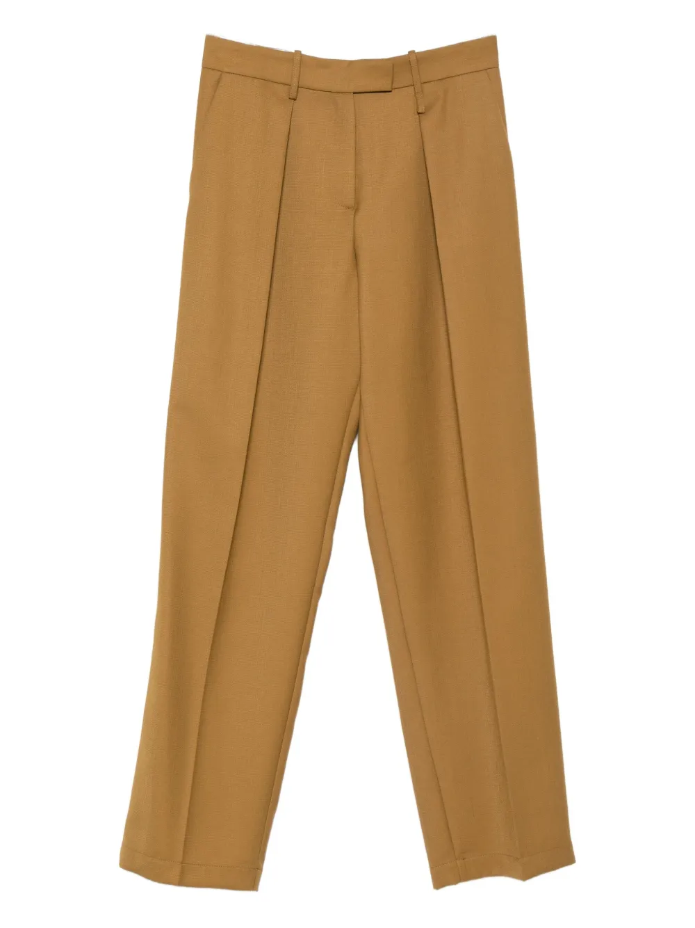 Alysi pleated-details trousers Beige