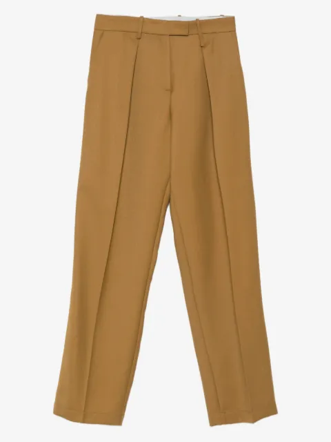 Alysi pleated-details trousers
