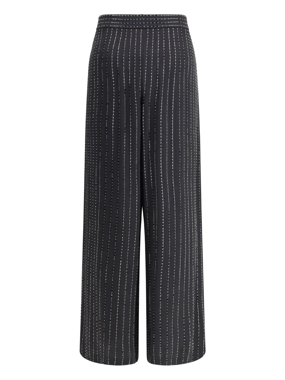 Giorgio Armani sequin-embellished pinstripe trousers | Slacks | Image 2