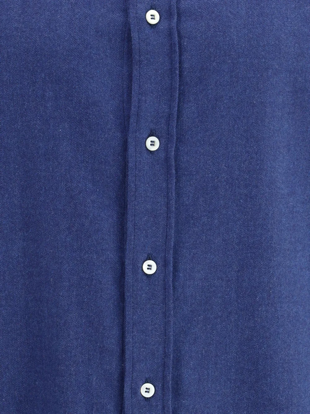 Brunello Cucinelli Overhemd met knoopmanchetten en lange mouwen Blauw