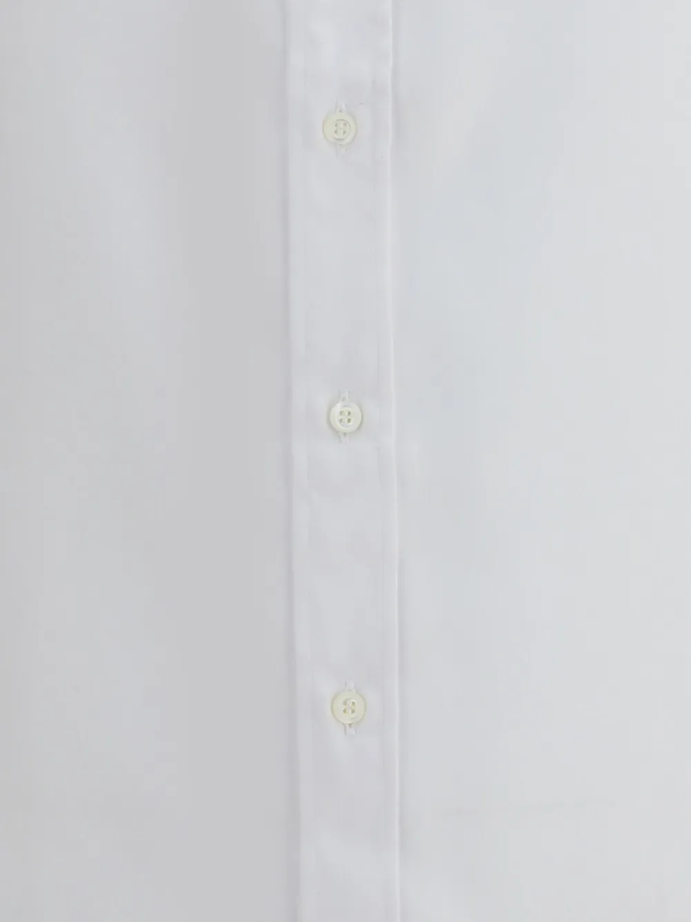 Brunello Cucinelli Linen Shirt With Back Yoke And Curved Hem In White