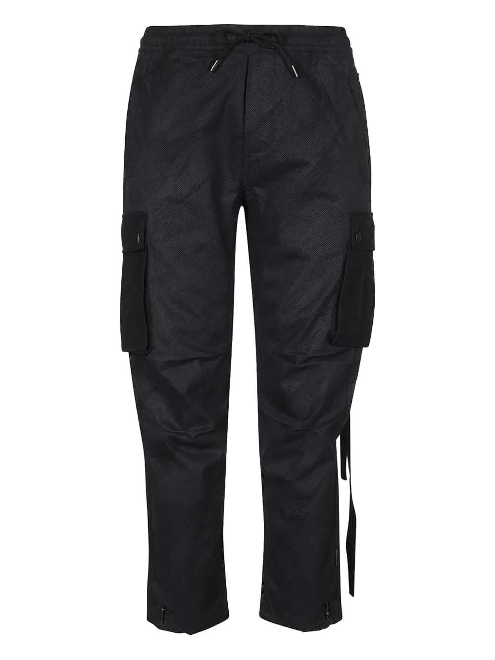 Maharishi elasticated-waistband cargo trousers - ブルー Maharishi elasticated-waistband cargo trousers - ブルー
