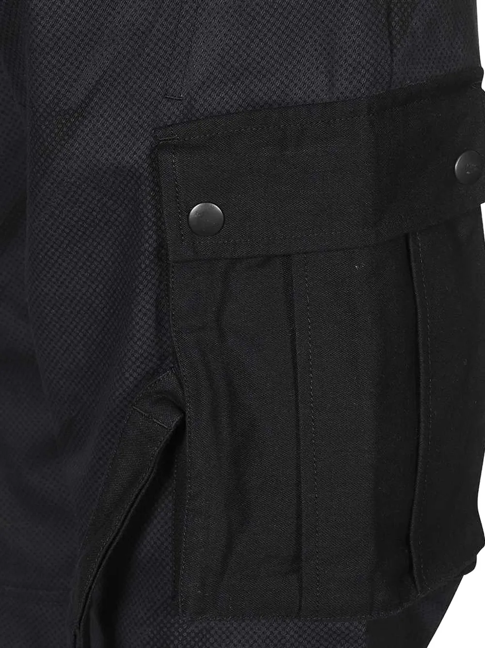 Maharishi elasticated-waistband cargo trousers Blauw