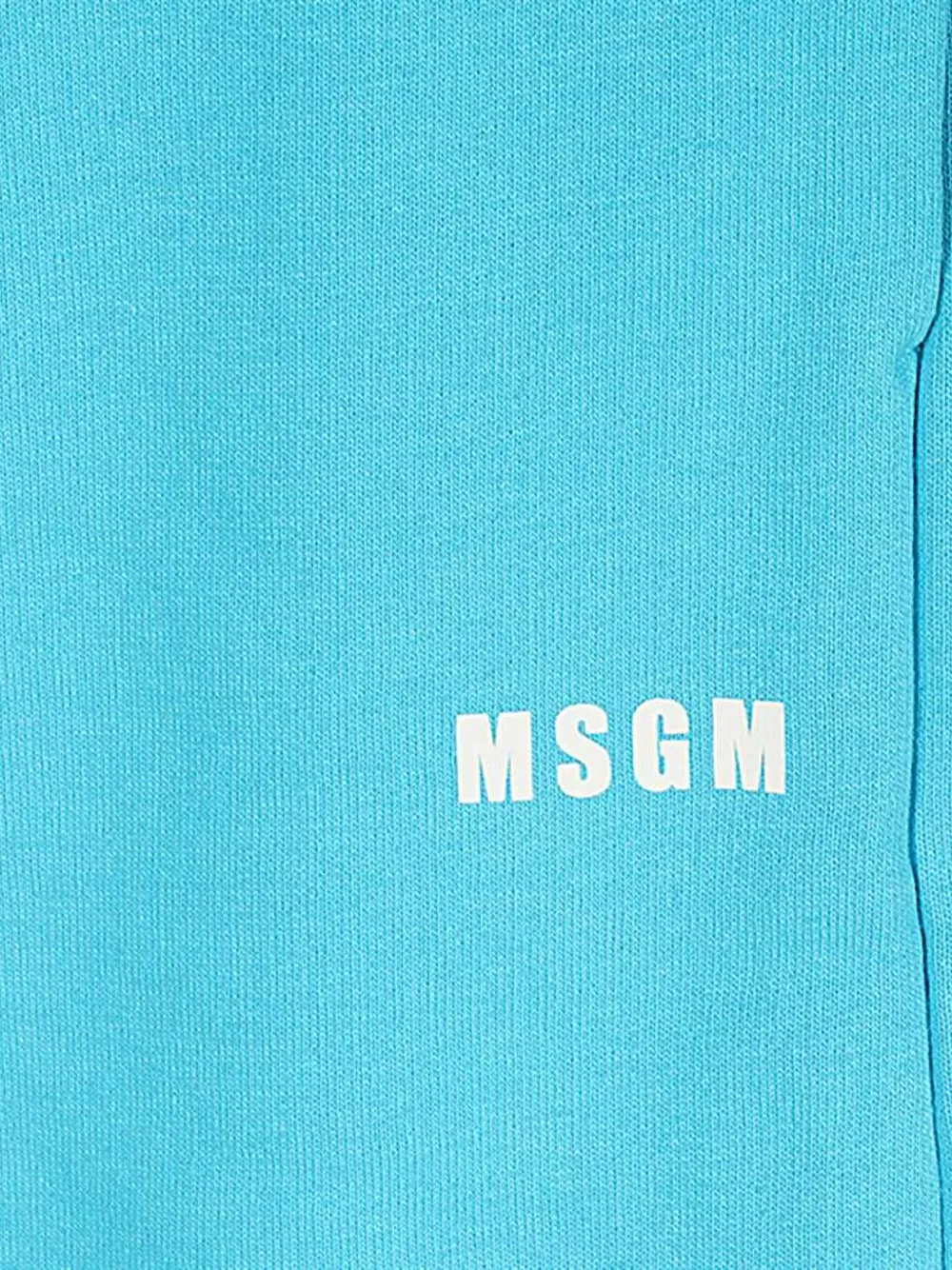 MSGM Shorts met elastische tailleband Blauw