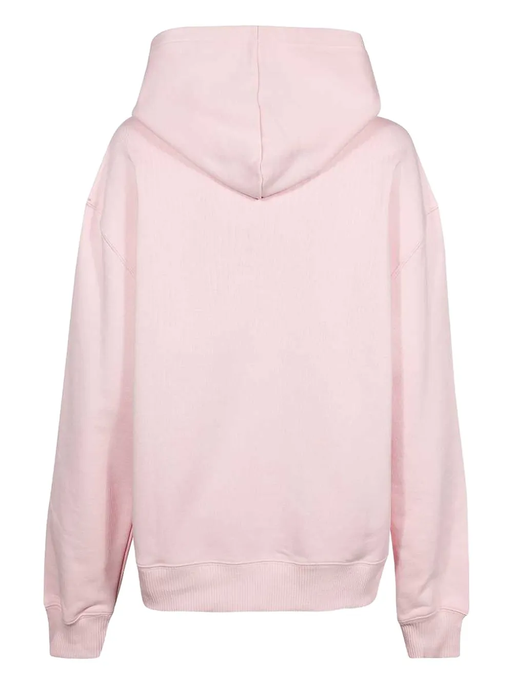 MSGM crocodile-print cotton hoodie Roze