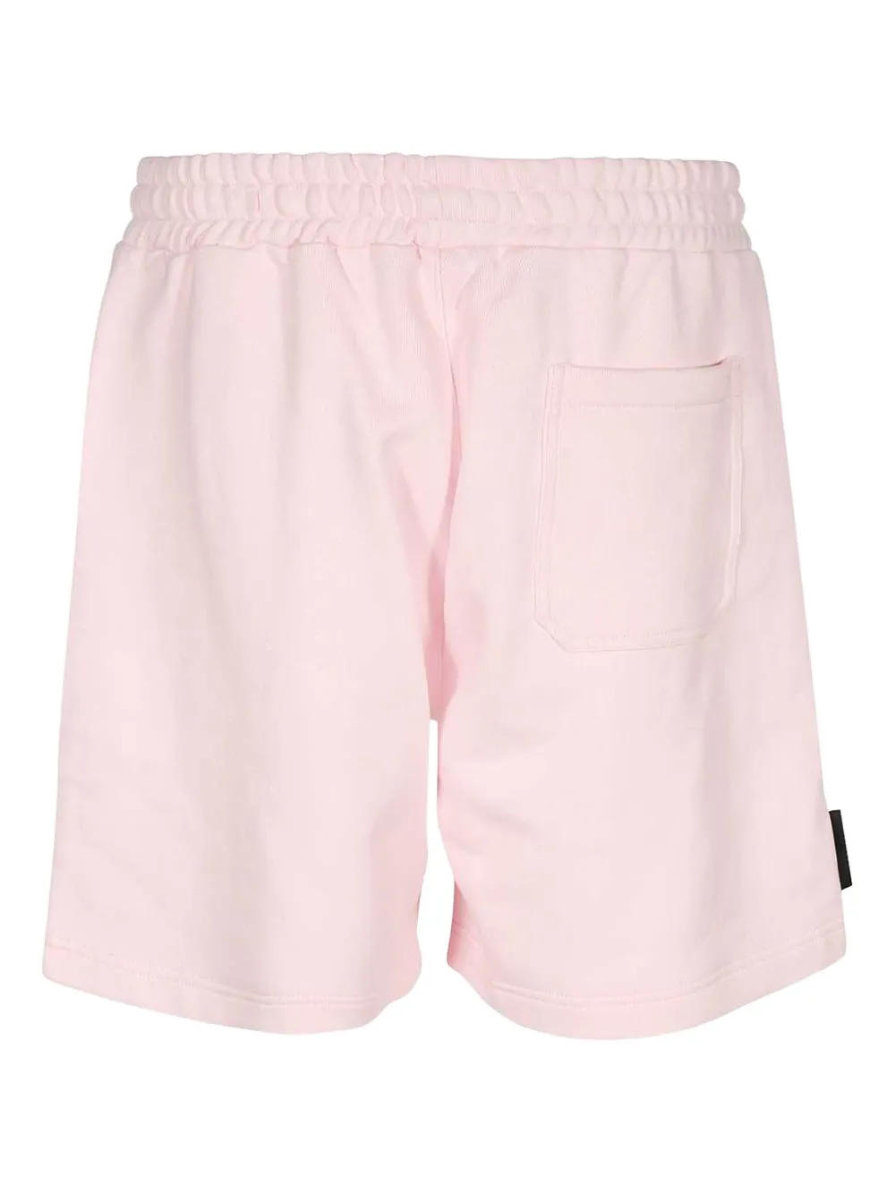 MSGM logo-embroidered elasticated-waistband shorts Roze