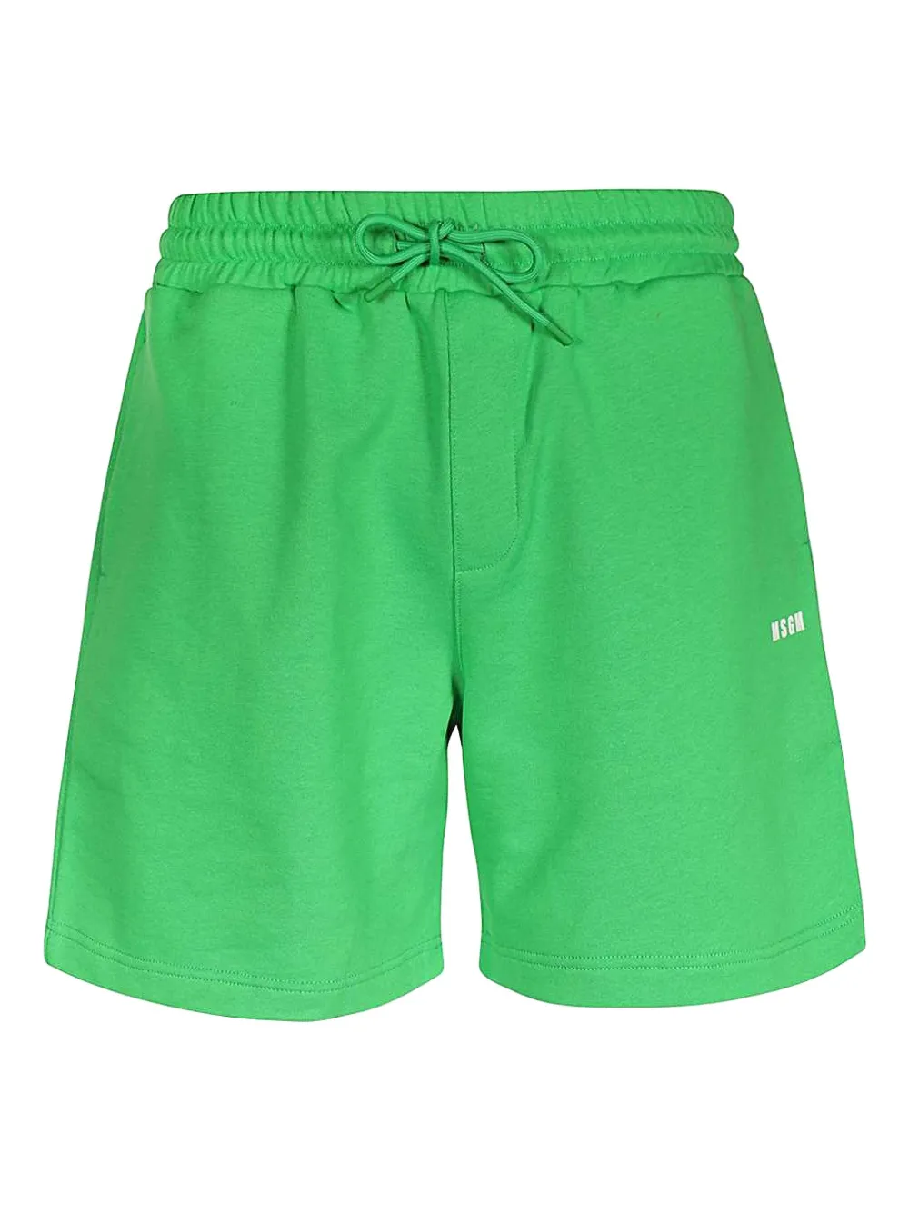 MSGM Shorts met elastische tailleband en logodetail Groen