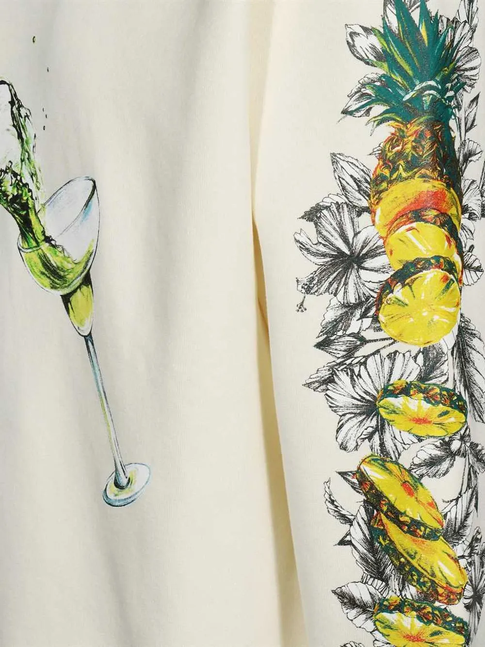 MSGM graphic-print sweatshirt - Beige