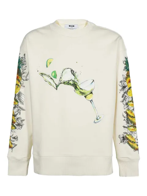 MSGM graphic-print sweatshirt