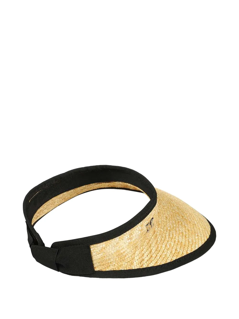 Max Mara straw visor hat Beige