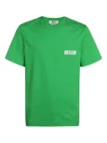 MSGM logo-print cotton T-shirt - Green