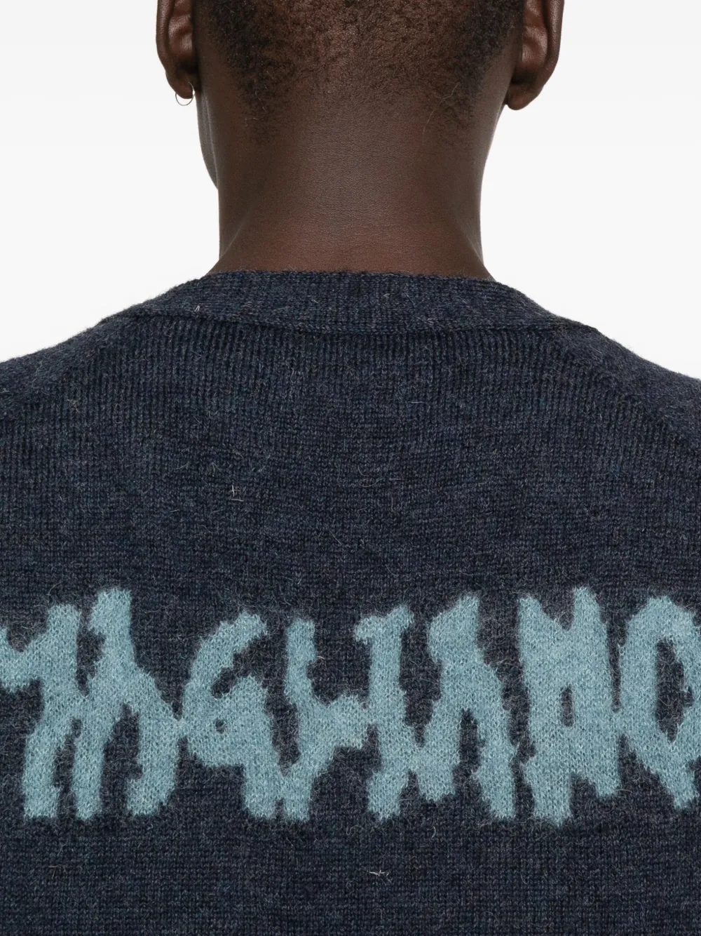 Magliano Grampa Buttoned-up Cardigan In Blue