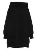 MSGM Kids hooded flap-pocket dress - Black