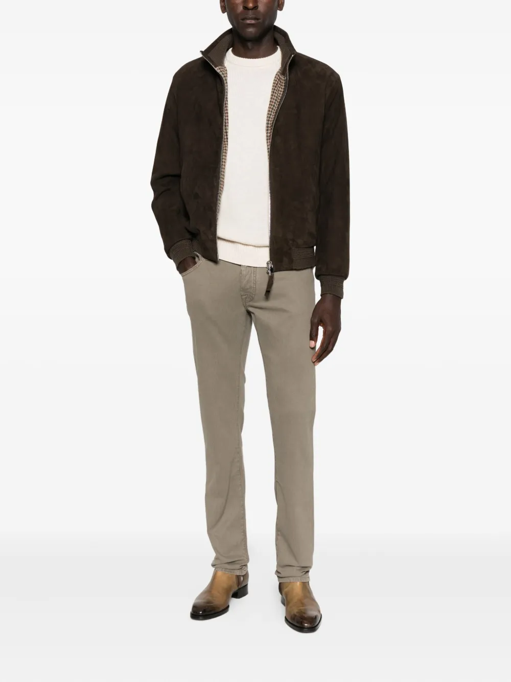 Woolrich raglan-sleeves crew-neck sweater - Beige