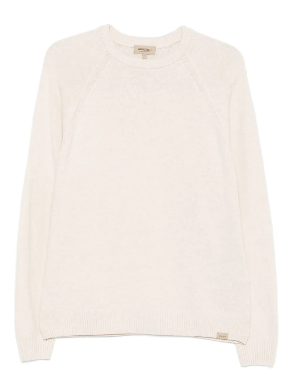 raglan-sleeves crew-neck sweater