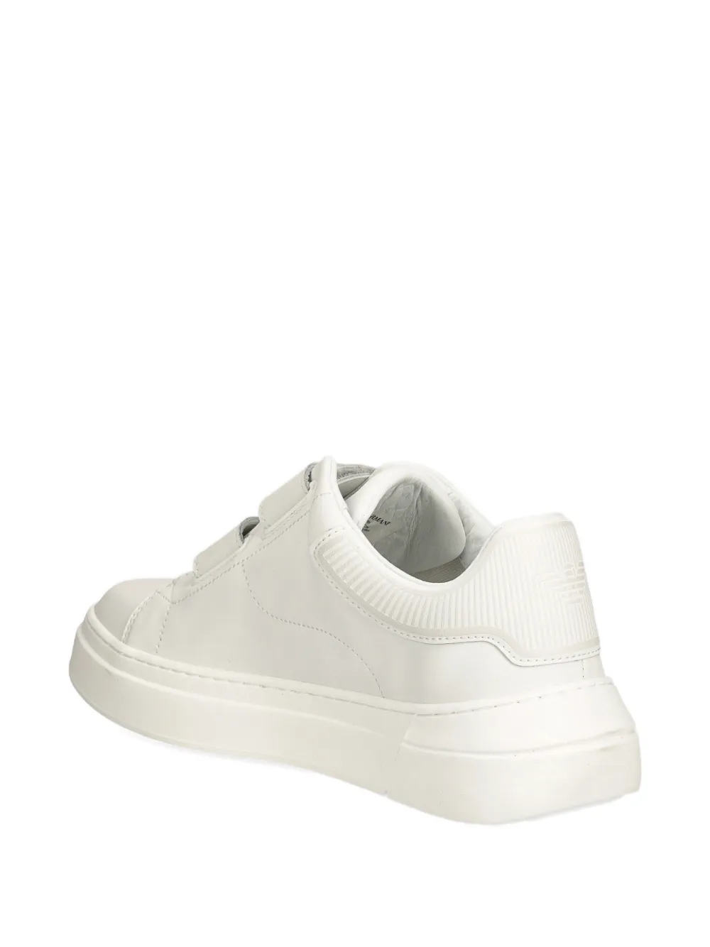 Emporio Armani Kids Sneakers met klittenband Wit