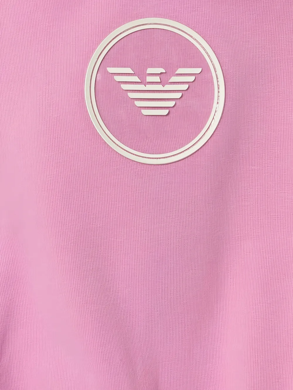 Emporio Armani Kids Hoodie met logo Roze