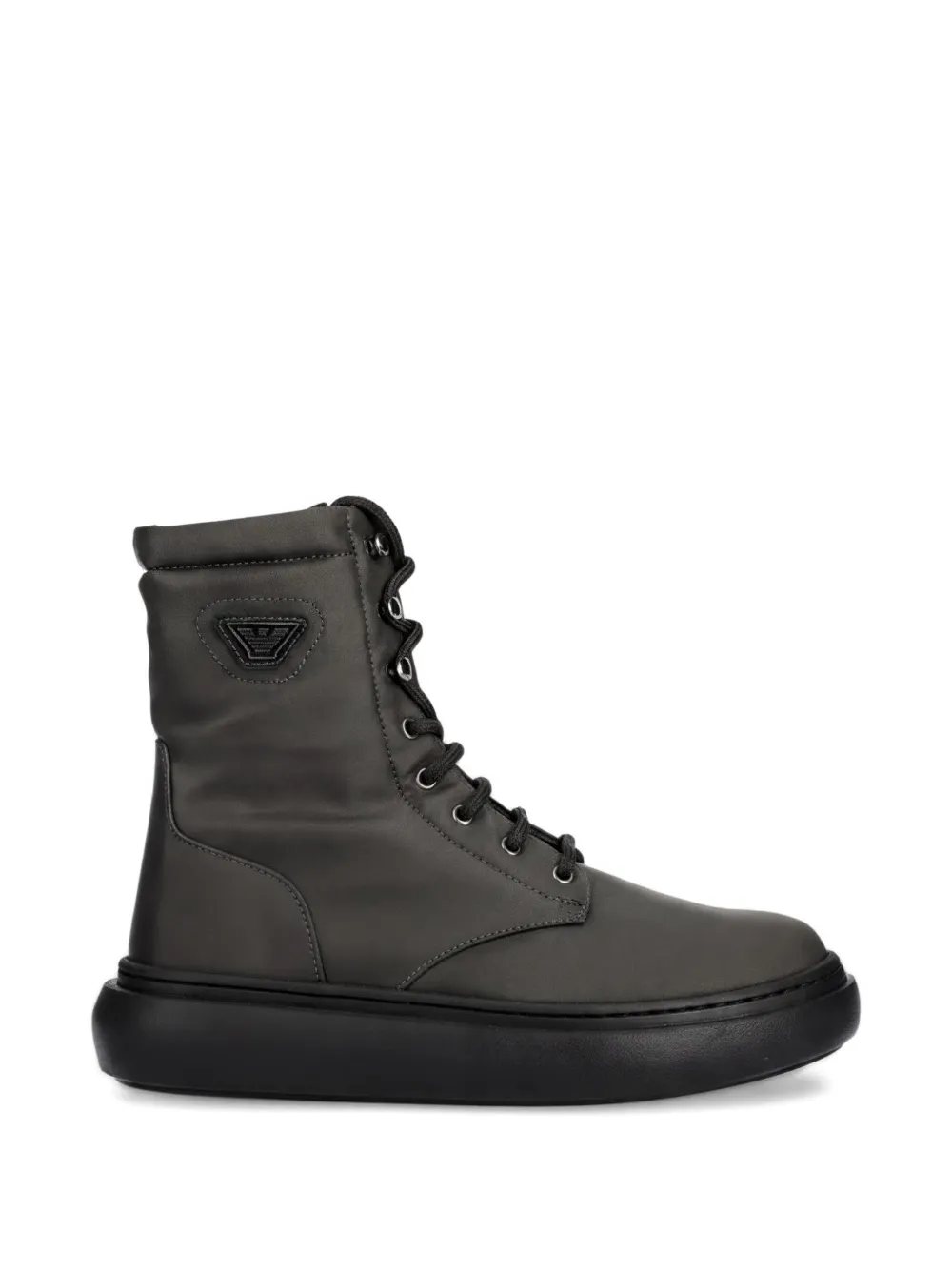 Emporio Armani Kids Laarzen met plateauzool Groen